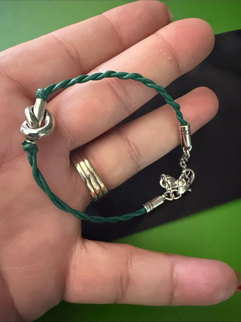 Brighton Interlok Single Knot Leather Bracelet